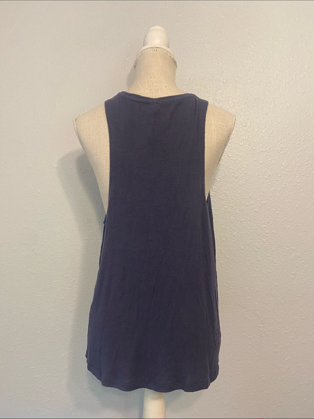 Athleta Blue Well Rested Rib Sleep Tank Size Small - Picture 3 of 6